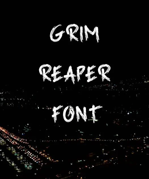 Grim Reaper Font Free Download