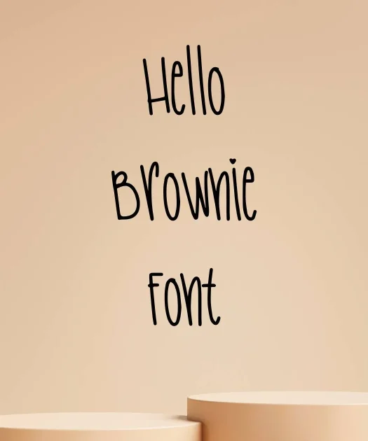 Hello Brownie Font Free Download
