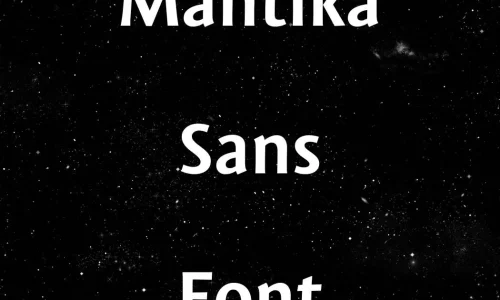 Mantika Sans Font Free Download