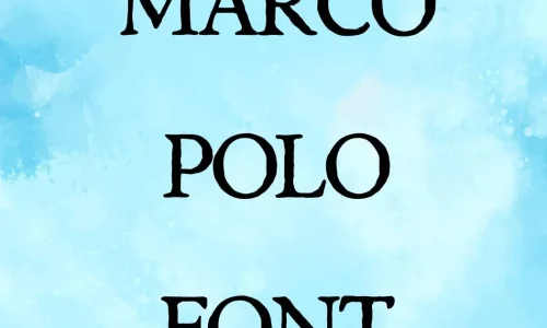 Marco Polo Font Free Download