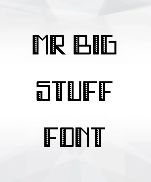 Mr Big Stuff Font Free Download