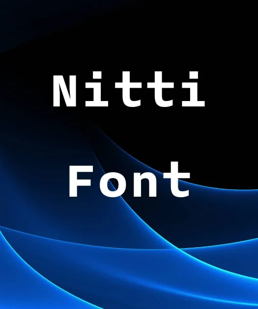 Nitti Font Free Download