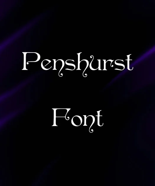 Penshurst Font Free Download