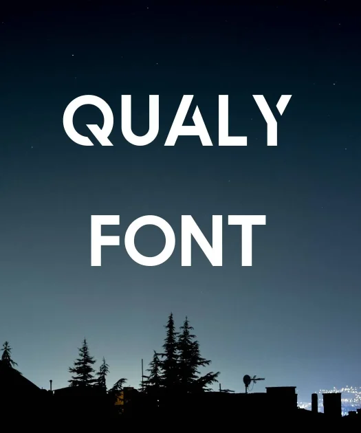 Qualy Font Free Download