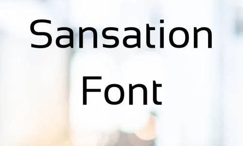 Sansation Font Free Download