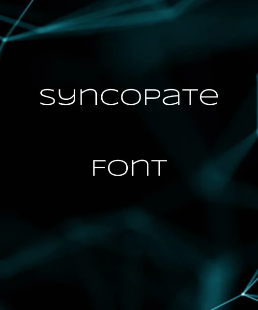Syncopate Font Free Download