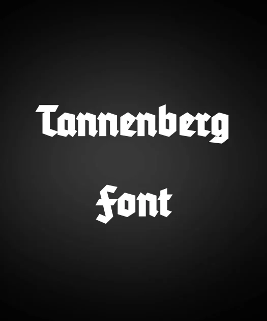 Tannenberg Font Free Download