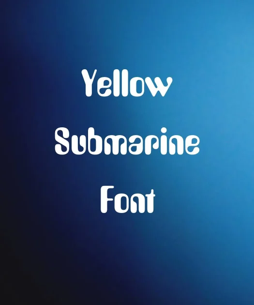 Yellow Submarine Font Free Download