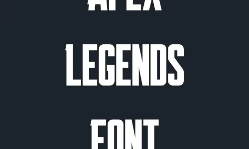 Apex Legends Font Free Download