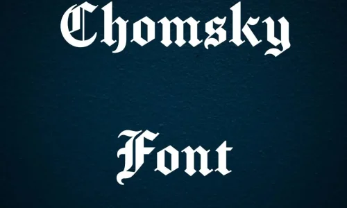 Chomsky Font Free Download