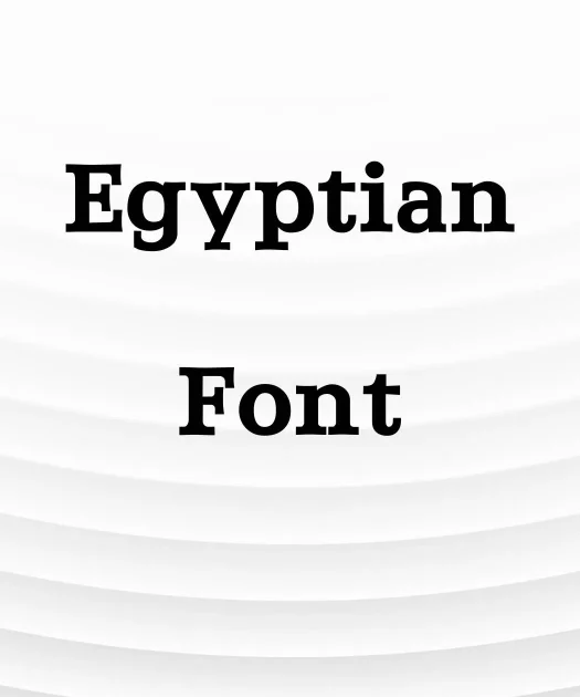 Egyptian Font Free Download