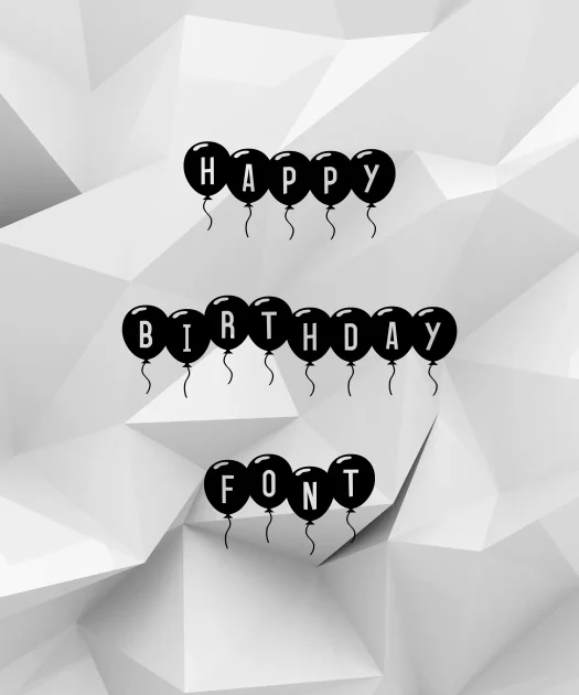 Happy Birthday Font Free Download