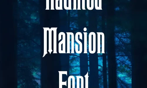 Haunted Mansion Font Free Download