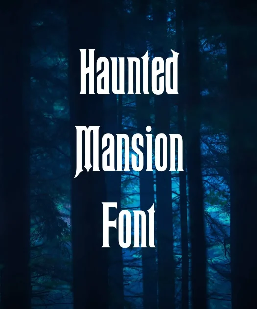 Haunted Mansion Font Free Download
