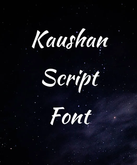 Kaushan Script Font Free Download