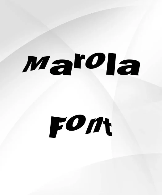 Marola Font Free Download