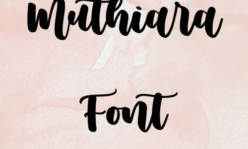 Muthiara Font Free Download