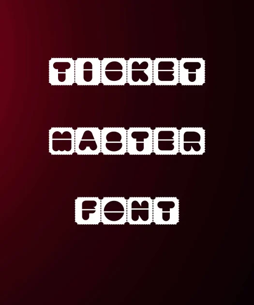 TicketMaster Font Free Download