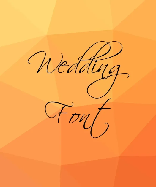 Wedding Font Free Download