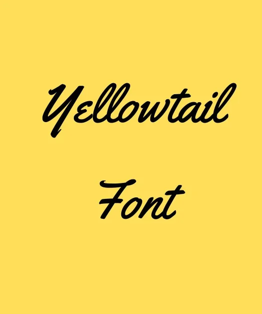 Yellowtail Font Free Download