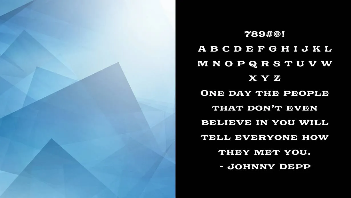 Ephemera Fascia Font