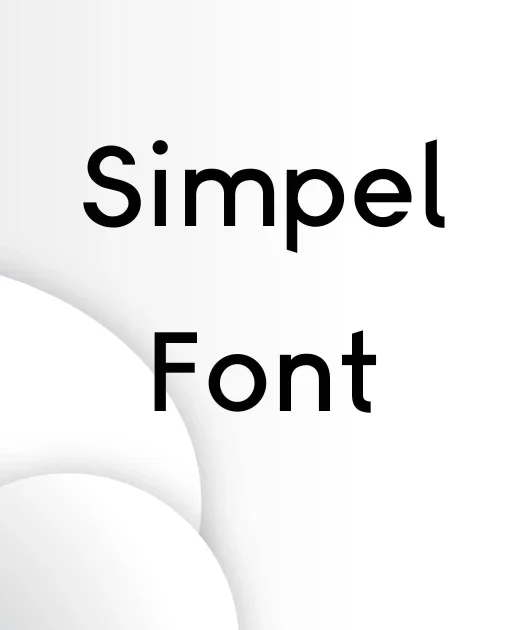 Simpel Font Free Download