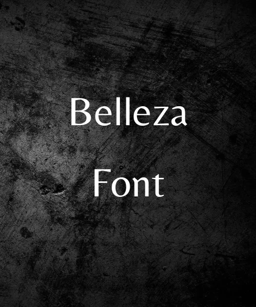 Belleza Font Free Download