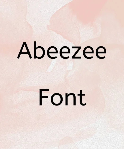 Abeezee Font Free Download