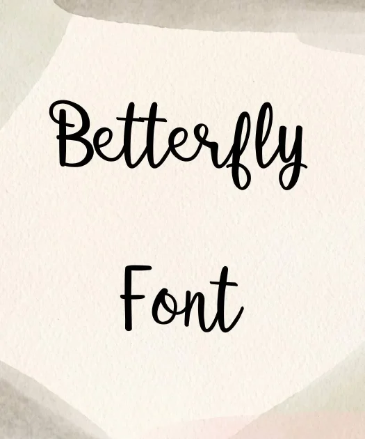 Betterfly Font Free Download