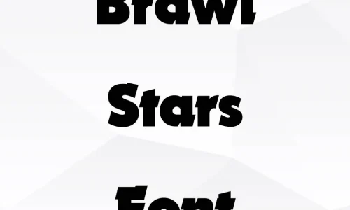 Brawl Stars Font Free Download