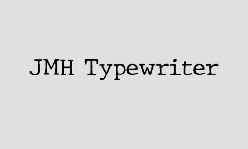JMH Typewriter Font Free Download