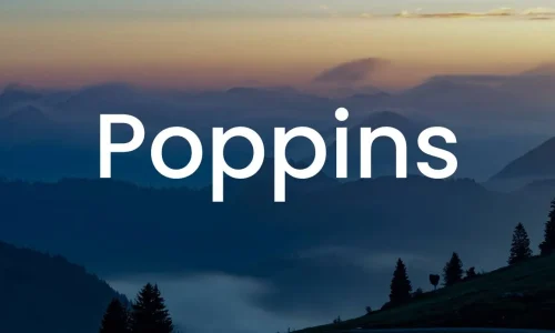 Poppins Font Family Free Download