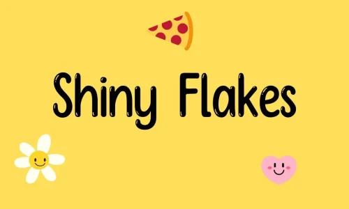 Shiny Flakes Font Free Download