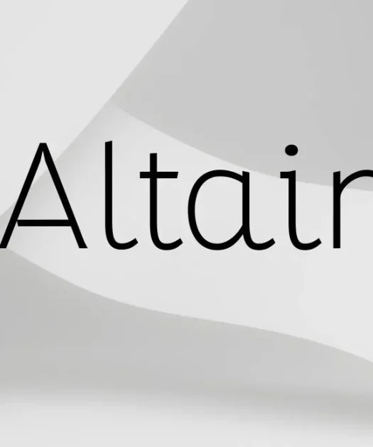 Altair Font Free Download