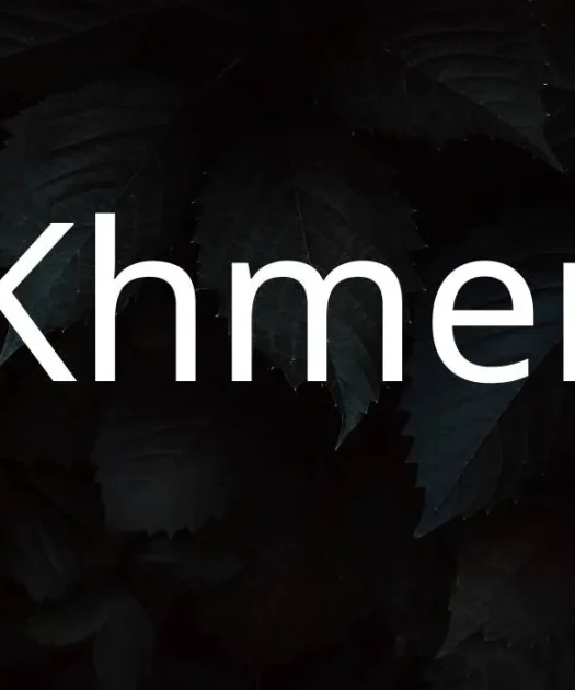 Khmer Font Free Download