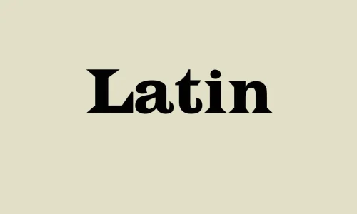 Latin Font Free Download