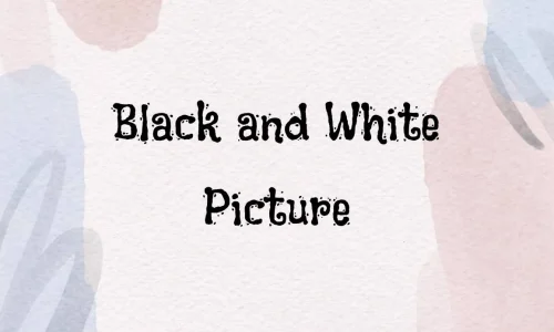 Black and White Picture Font Free Download