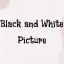 Black and White Picture Font Free Download