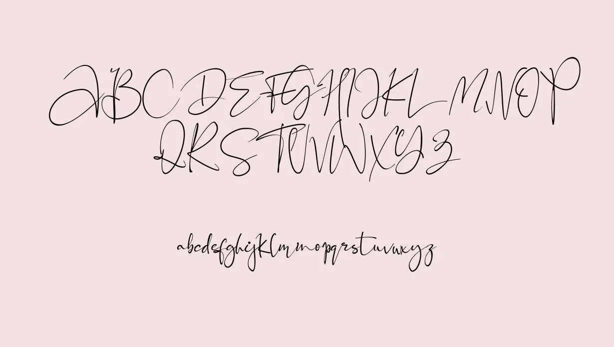 Black Pink Signature Font