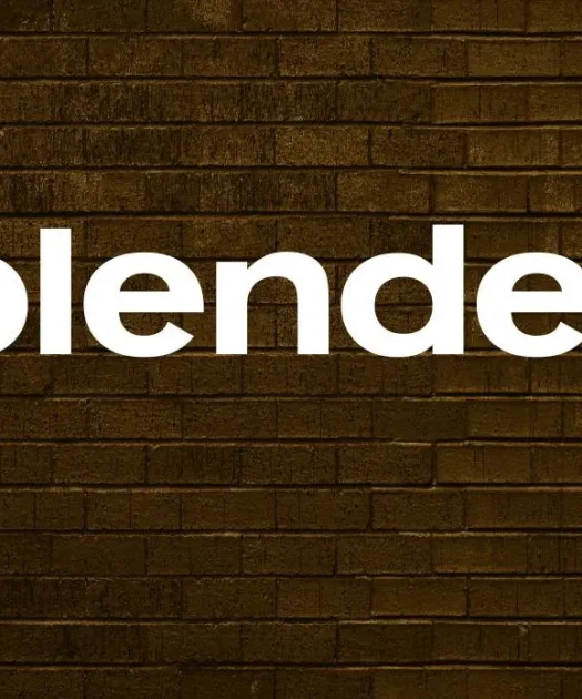 Blender Logo Font Free Download