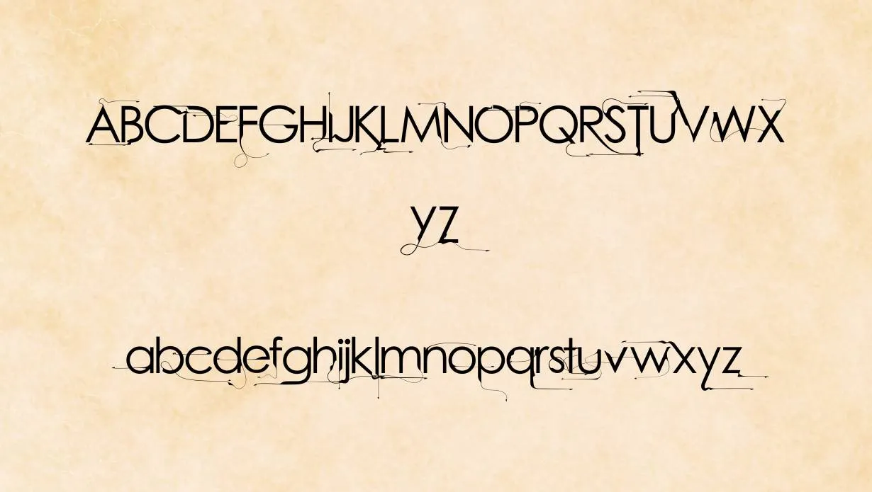 Bright Young Things font