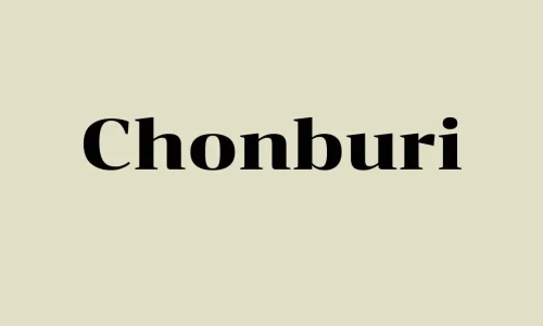 Chonburi Font Free Download