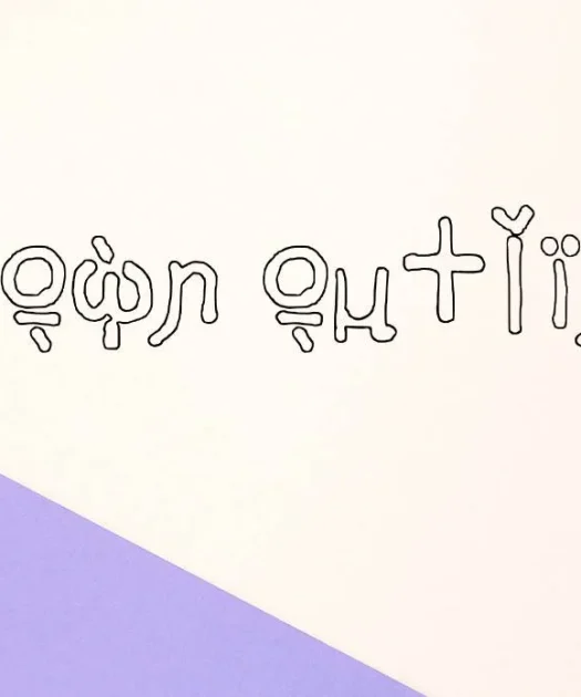 Crown Outline Font Free Download