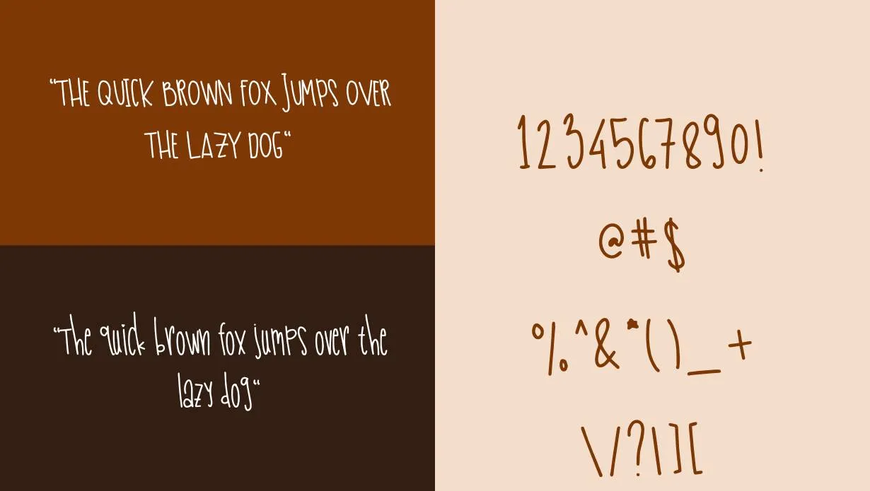 Hello Brownies Font