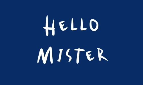 Hello Mister Font Free Download