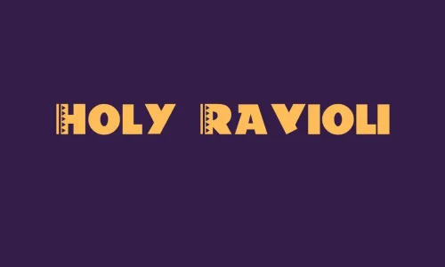 Holy Ravioli Font Free Download