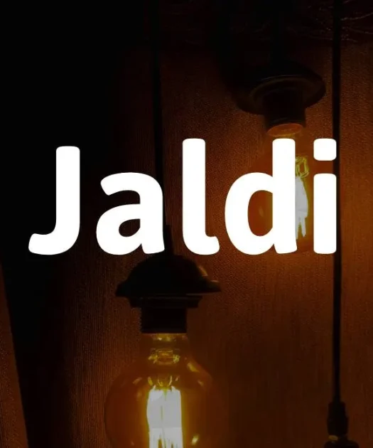Jaldi Font Free Download