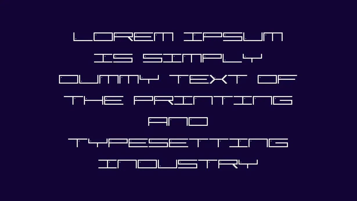 Pixel Star Font
