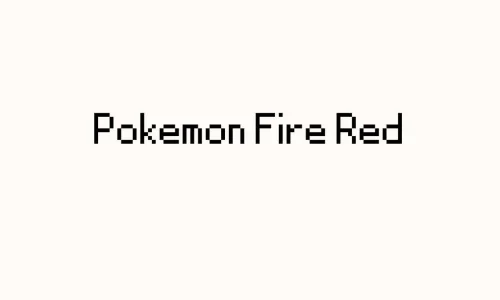 Pokémon Fire Red Font Free Download