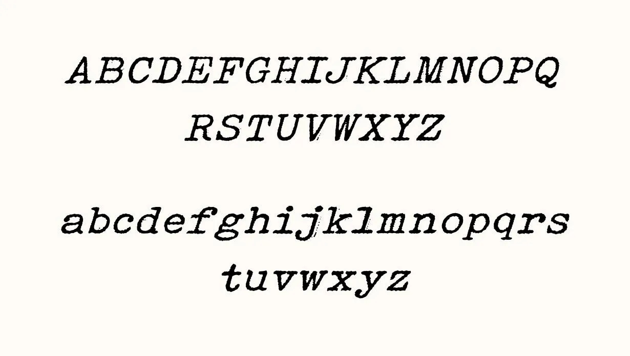 Speedwriter Font